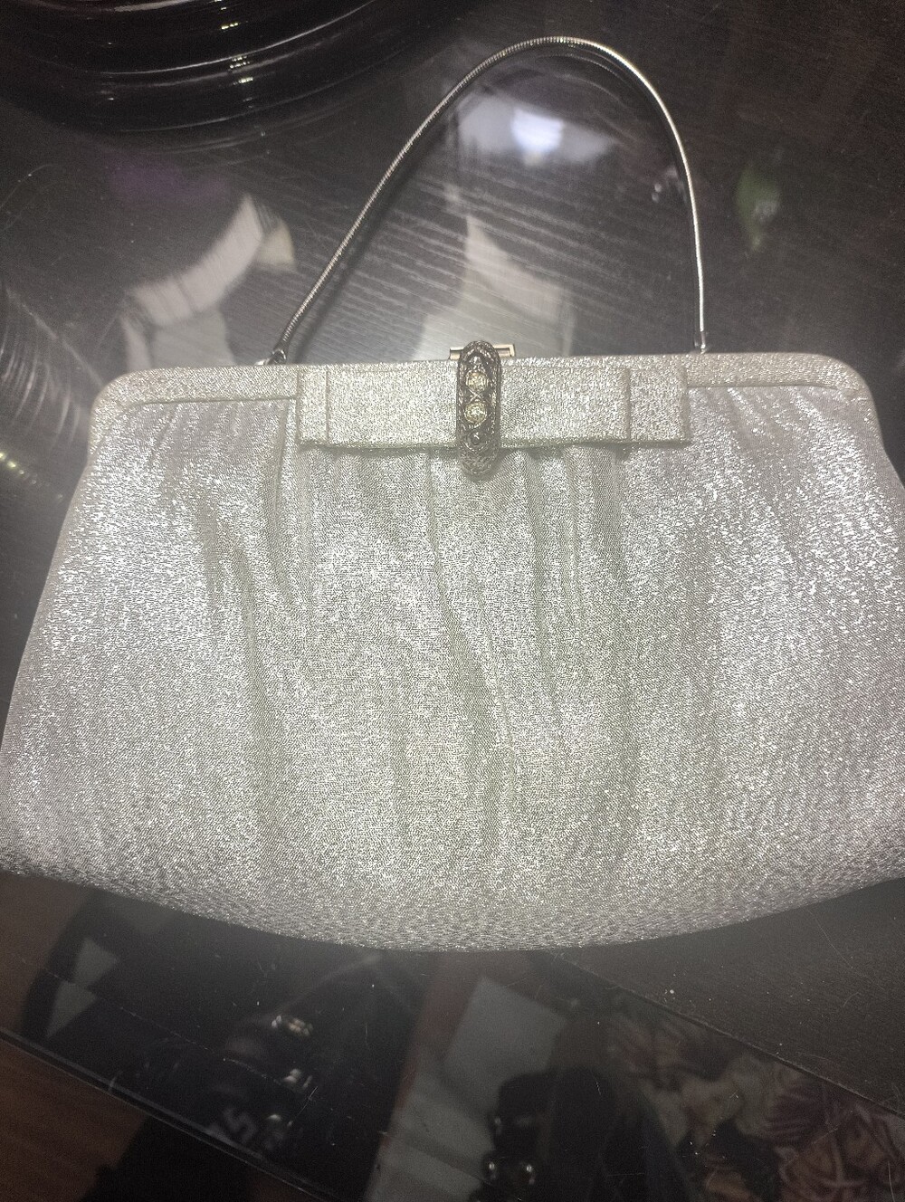 Vintage Silver Evening Bag.